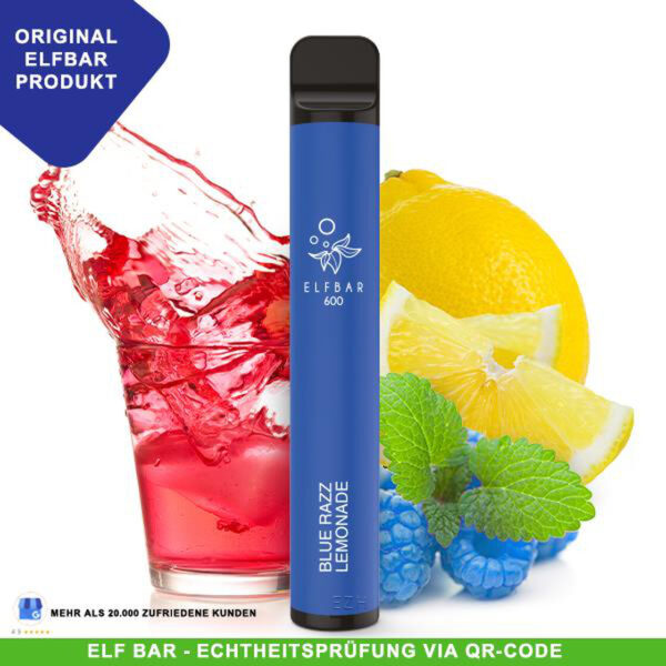 Elf Bar 600 – Blue Razz Lemonade 20mg/ml