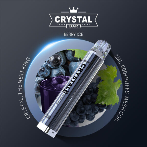 SKE Crystal Bar 600 – 2% NIK Berry Ice